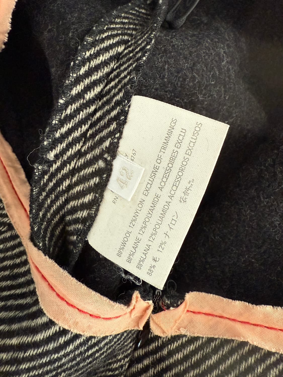 미우미우(miumiu) 헤링본 스커트(ITALY) 상품이미지7