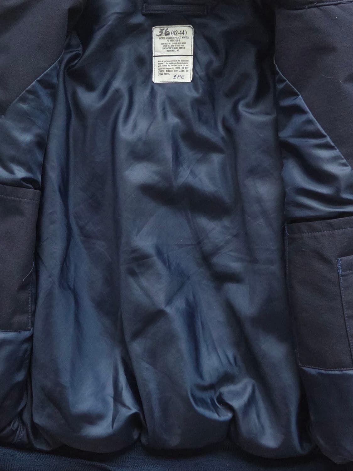 1996 USAF Security Police Winter Jacket 상품이미지5