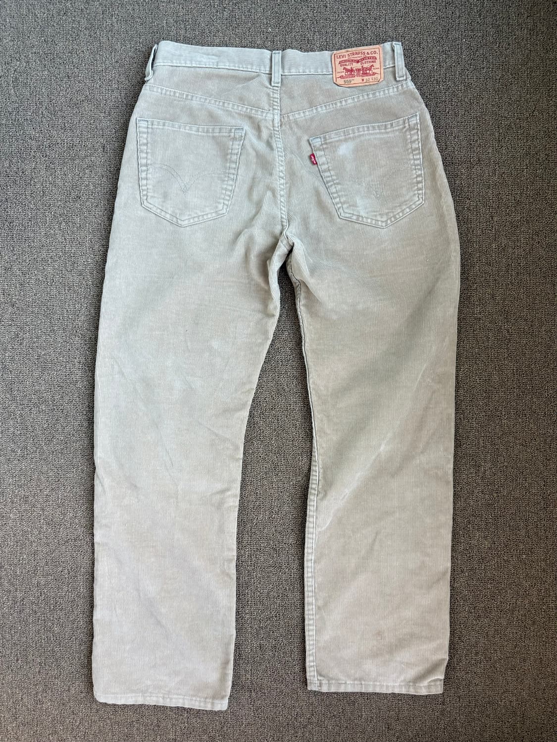 Levis 559 릴렉스 스트레이트 핏 리바이스 베이지 코듀로이 팬츠 상품이미지5