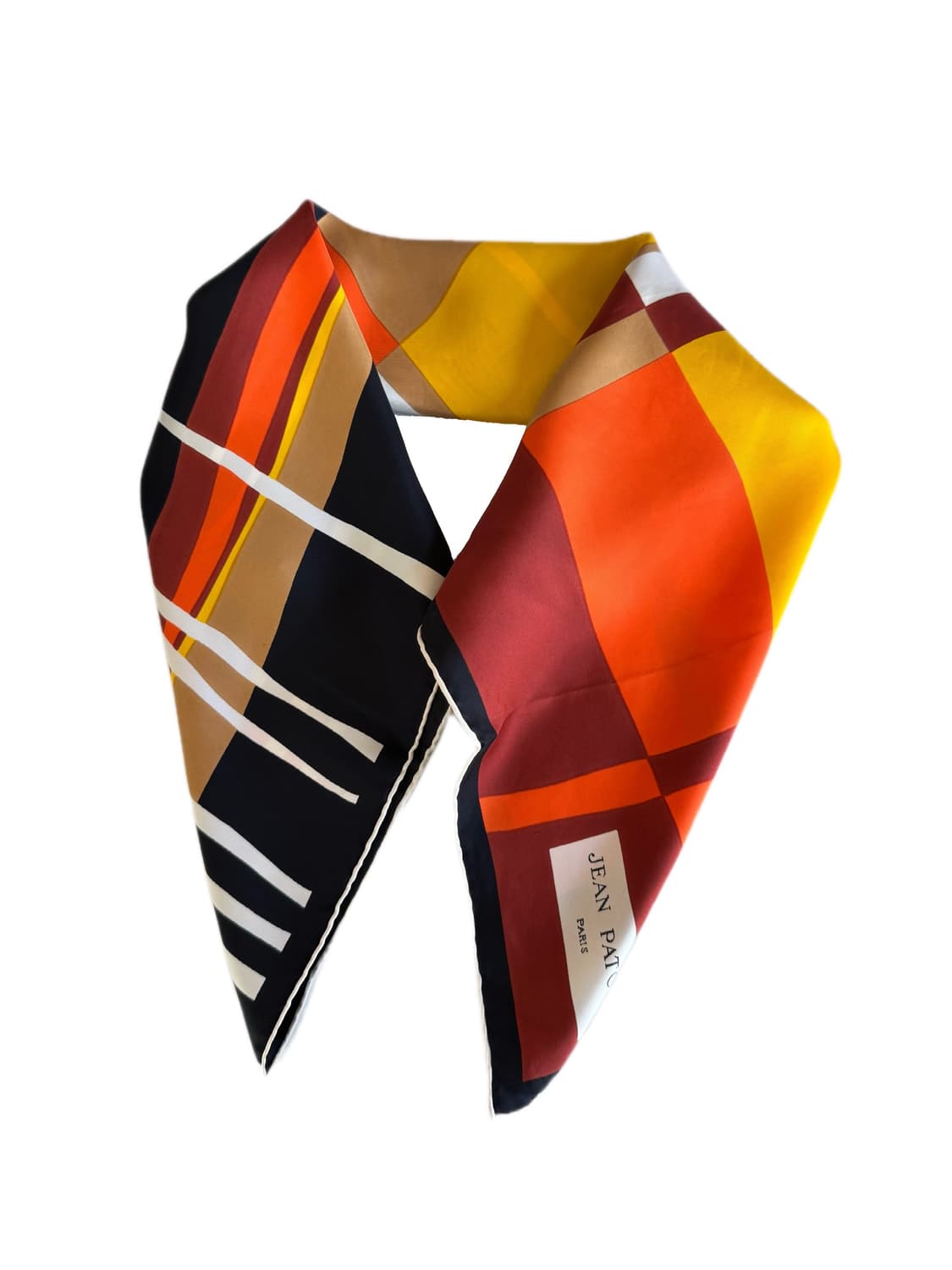 Jean Patou Paris 100% 실크 스카프 상품이미지1