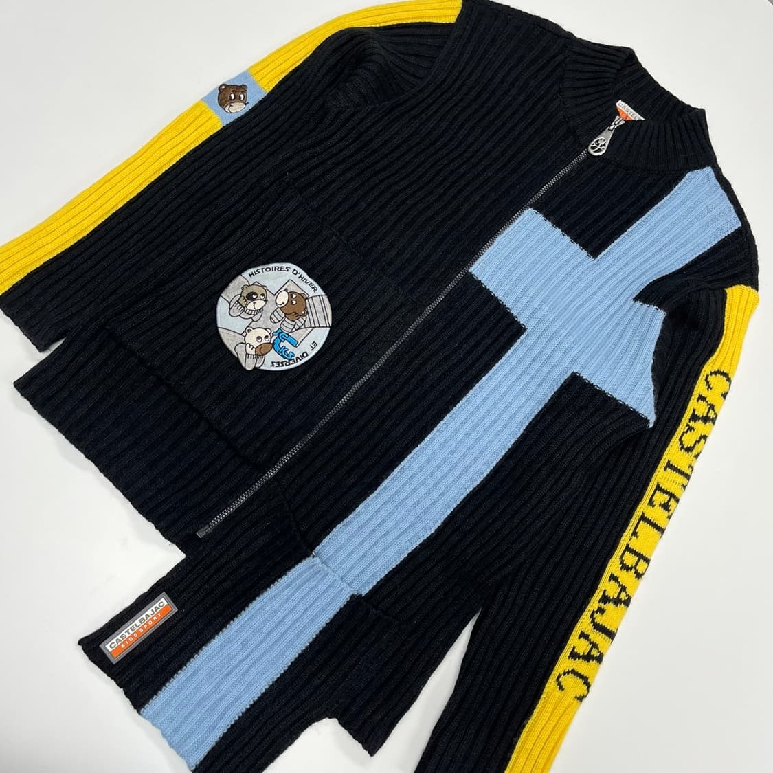 키140 카스텔바작 키즈 니트집업 상품이미지1