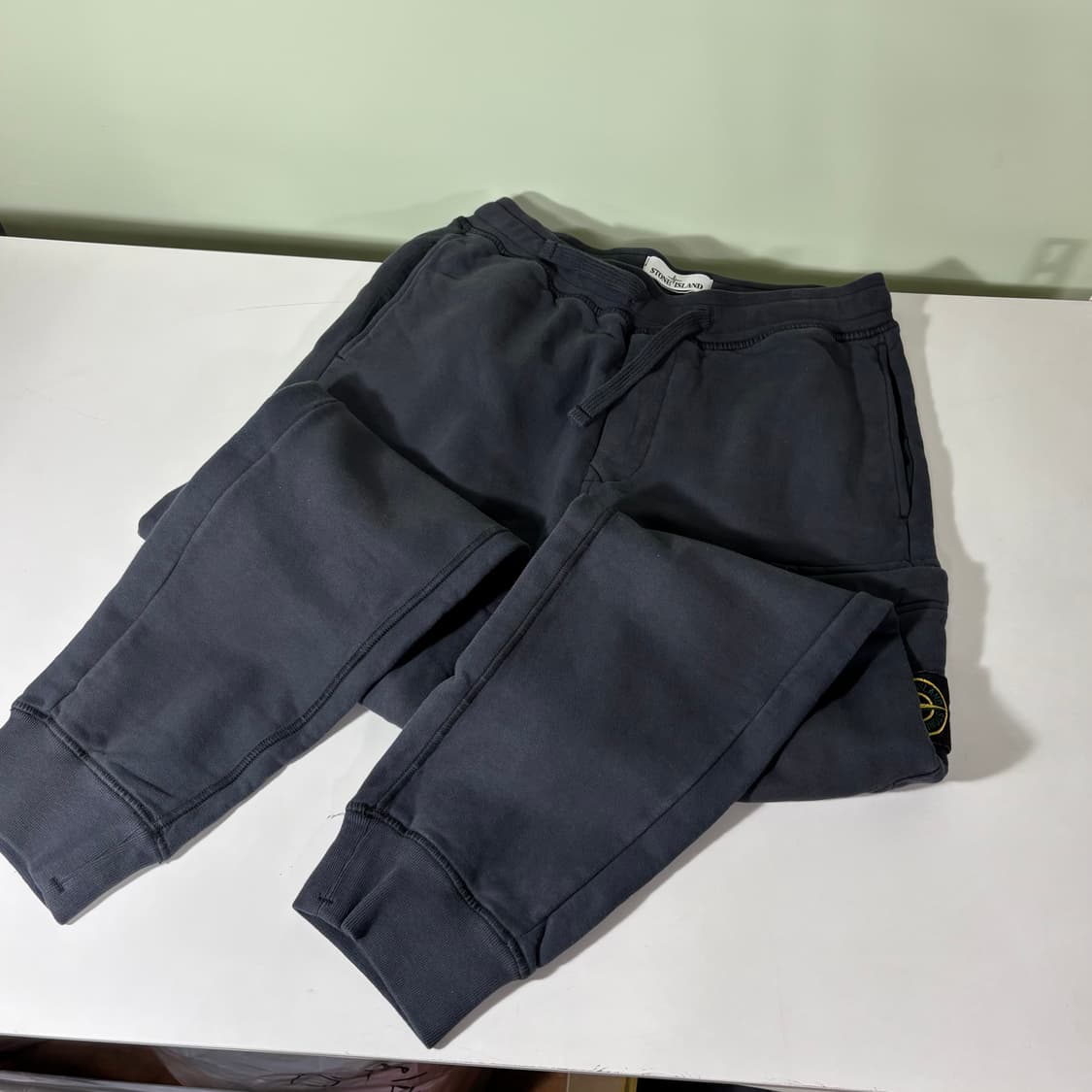 S 스톤아일랜드 먹색 카고 스웻 조거팬츠 상품이미지2