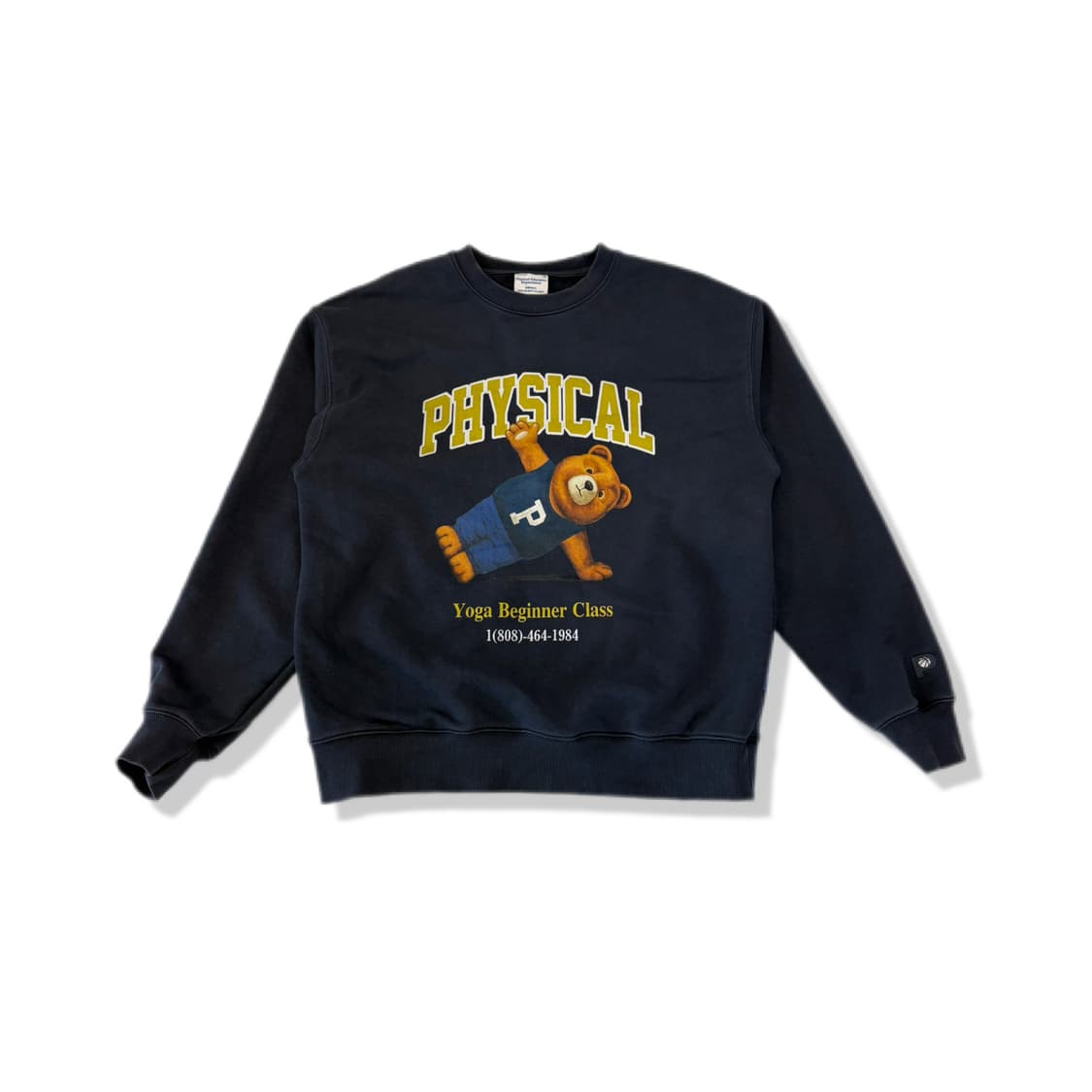 physical department yoga bear sweatshirt 상품이미지1