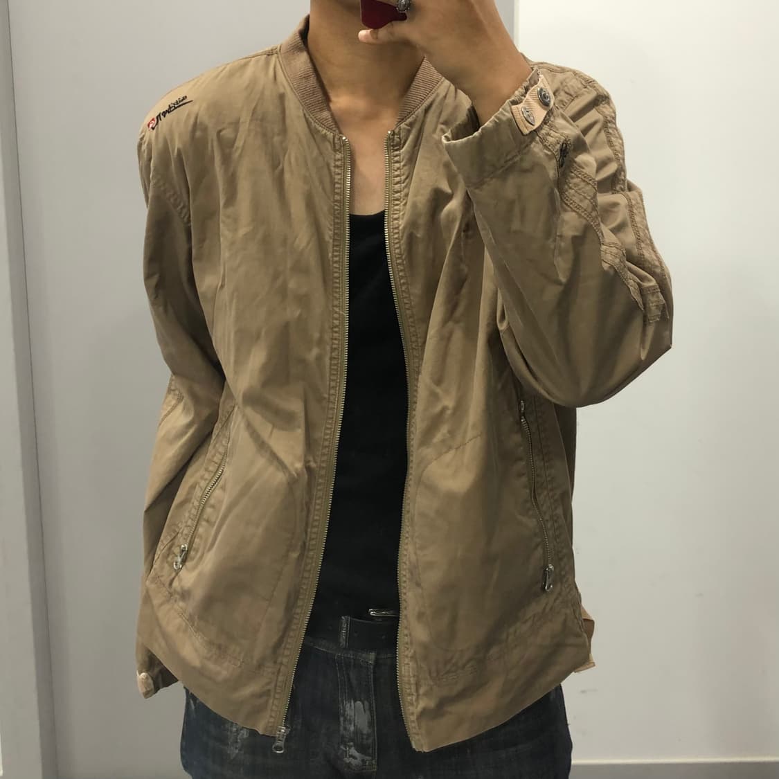 퀵실버 백로고 항공 자켓 상품이미지1