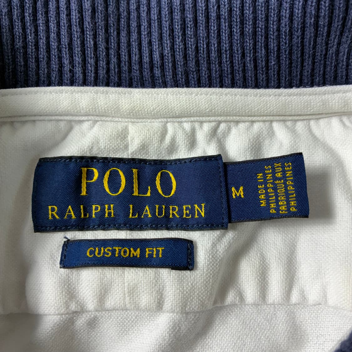 Polo  폴로 랄프로렌 자수 코튼 성조기 화이트 옥스퍼드 반팔 셔츠   상품이미지5