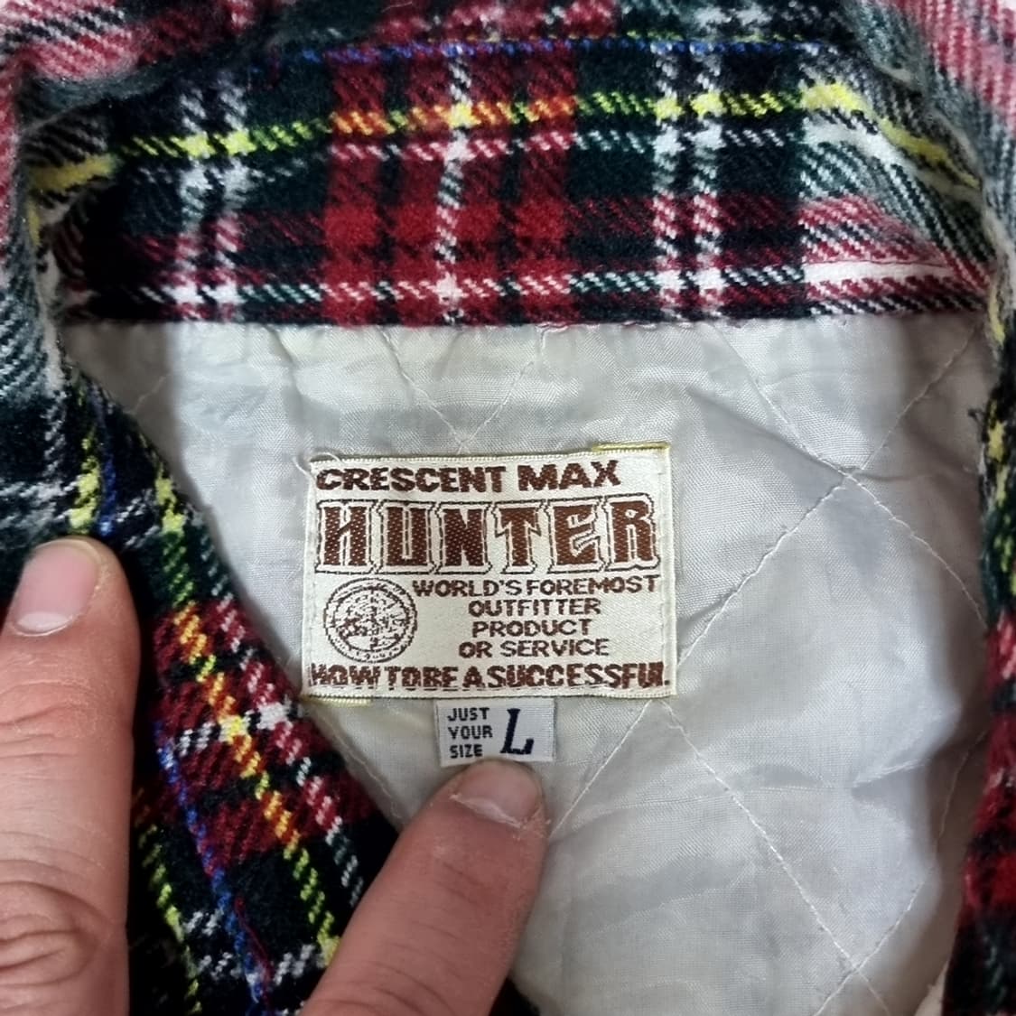 미제 헌터 체크 남방 셔츠(105) 상품이미지2