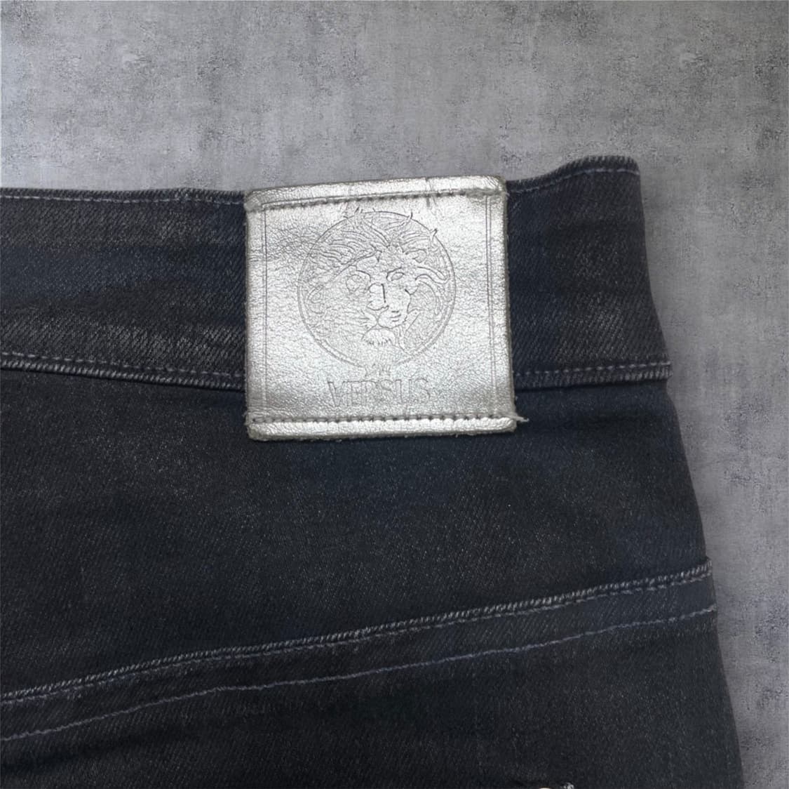 베르수스 베르사체  슬림 스트레치 코팅 데님팬츠 26  상품이미지9