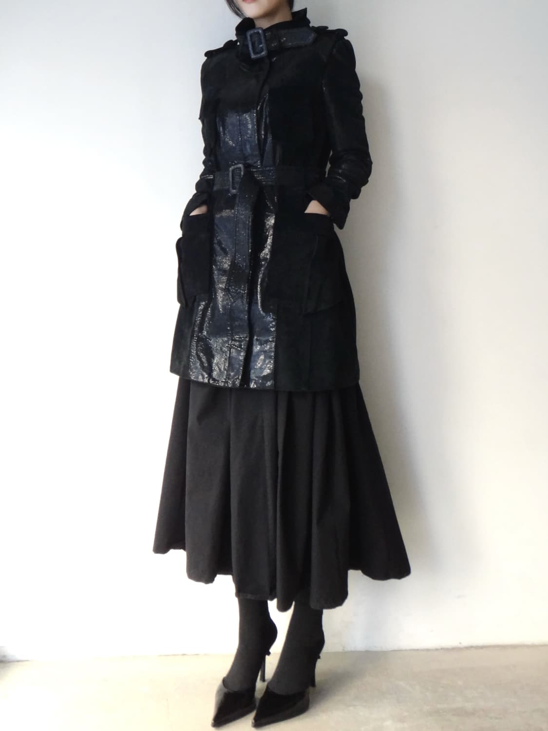 VERO MODA Crack hunter leather jacket 상품이미지6