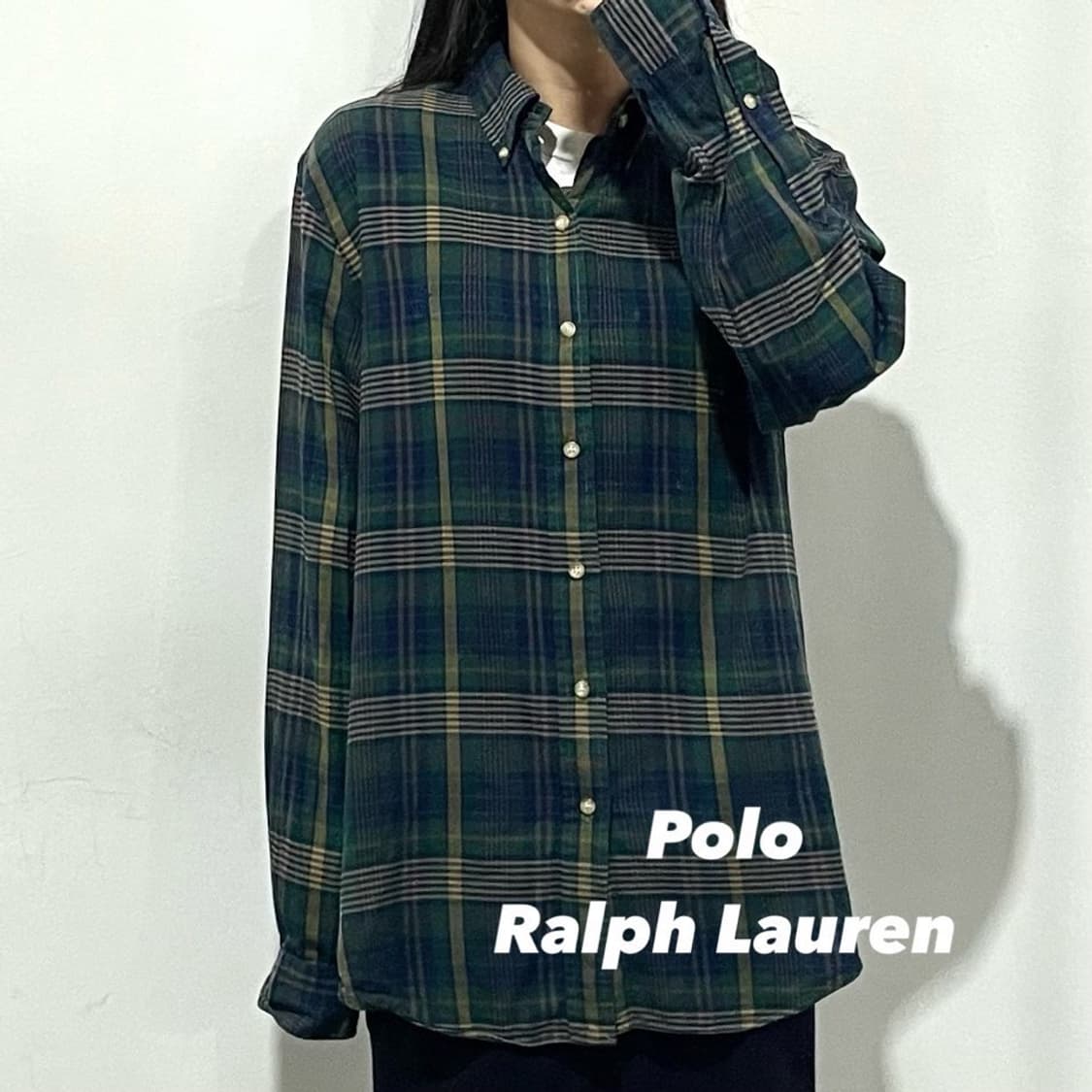 폴로 랄프로렌 체크 셔츠 상품이미지1
