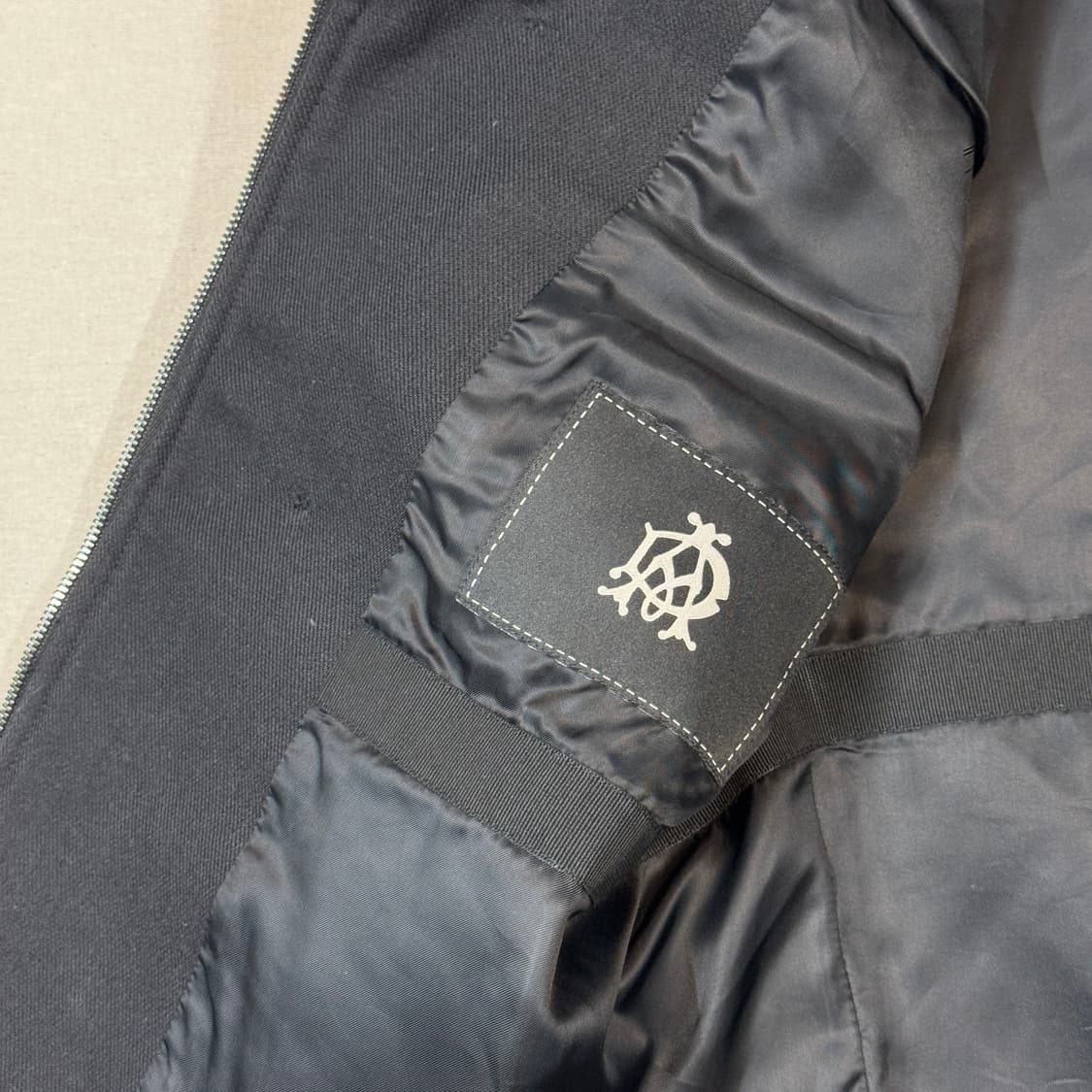 S) 던힐(Dunhill) 시어링 카라 울 혼방 워크 자켓 상품이미지7