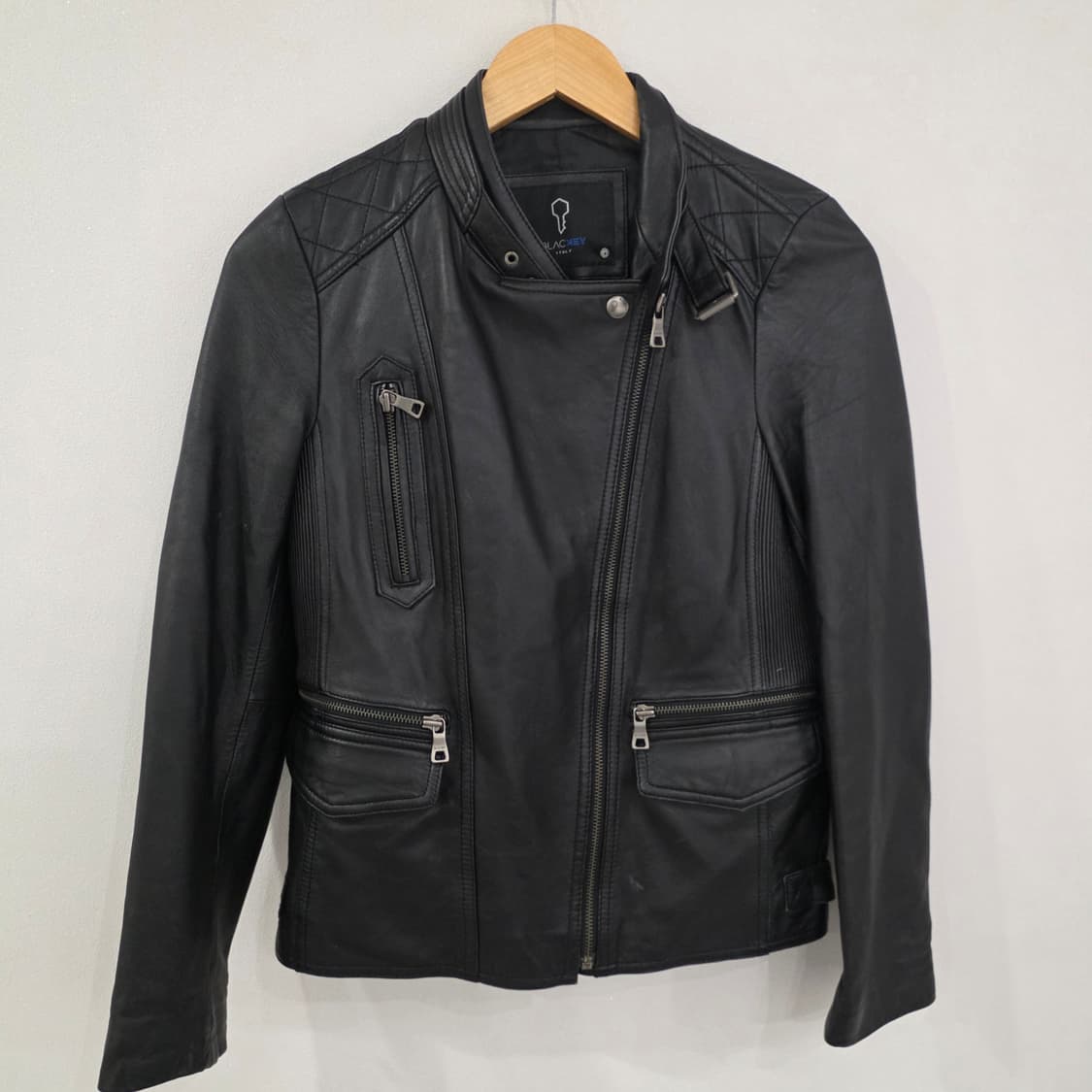 블랙키 이태리 램 스킨 라이더 자켓 55 상품이미지1