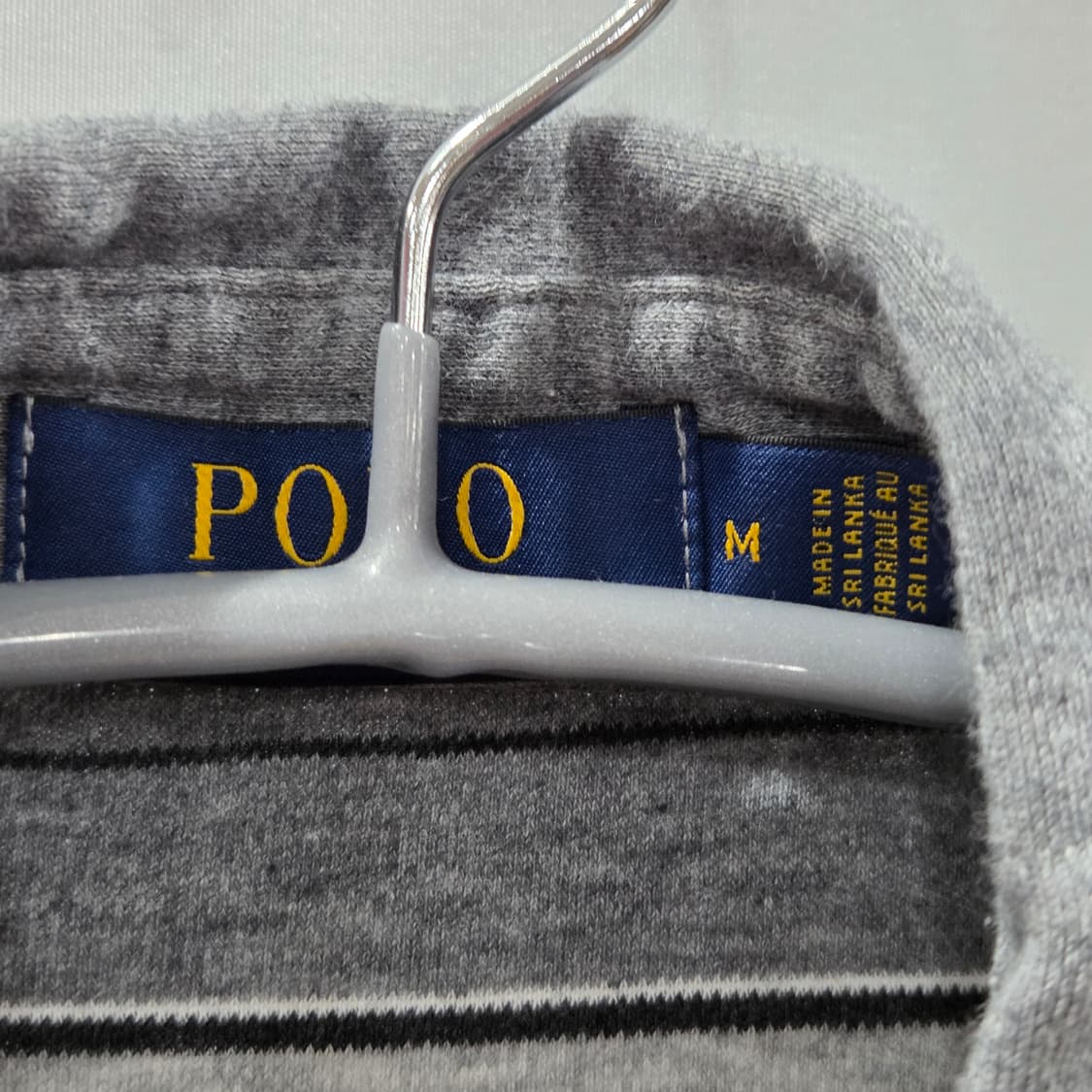 폴로랄프로렌 코튼 카라 스트라이프 반팔티 M  상품이미지3