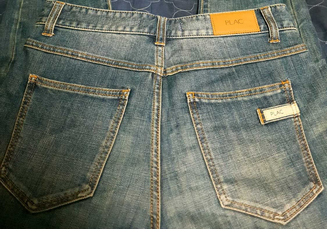 (단종매물) 플랙 베를린 A09 슬림 스트레이트 워싱 데님팬츠 (30) 상품이미지5