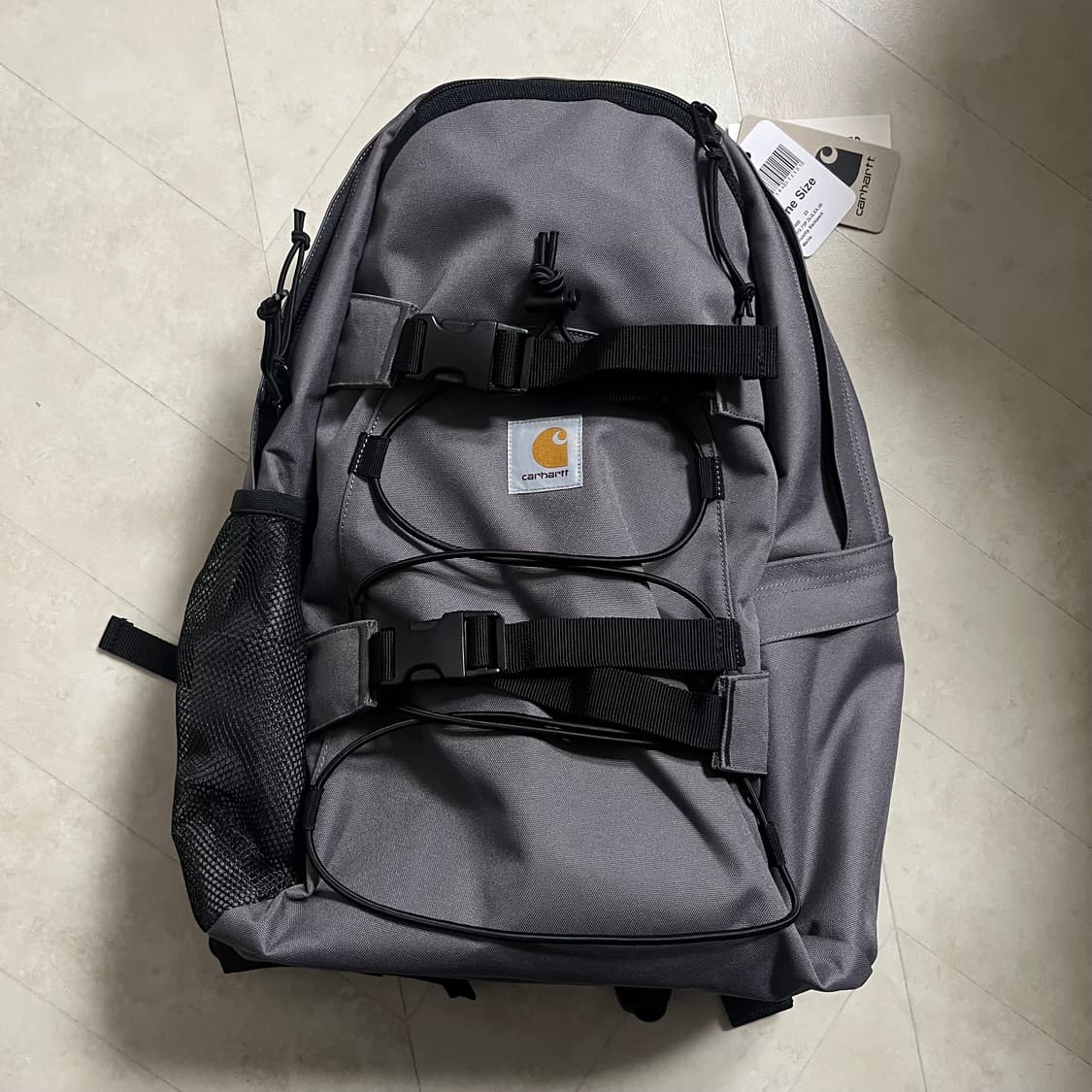 새상품(OS)칼하트WIP 로고 킥플립 백팩 만타 상품이미지3