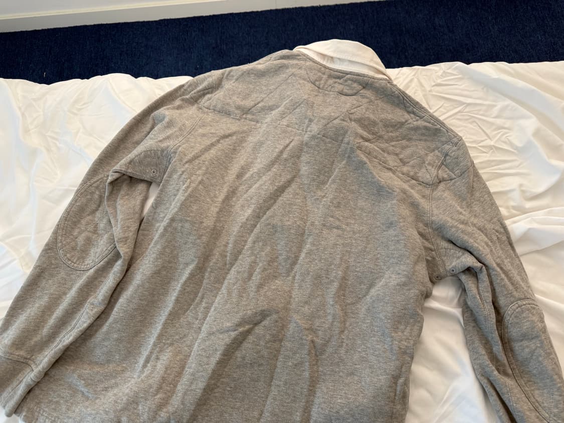 00s 폴로 랄프로렌 럭비티 럭비 셔츠 L 회색 상품이미지5