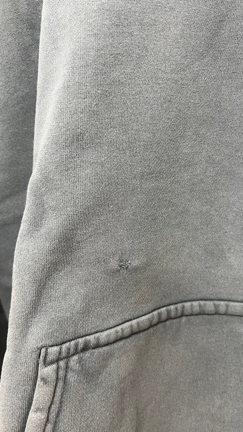 (새상품)이지갭 더블레이어 후디 포에틱블랙L 상품이미지3