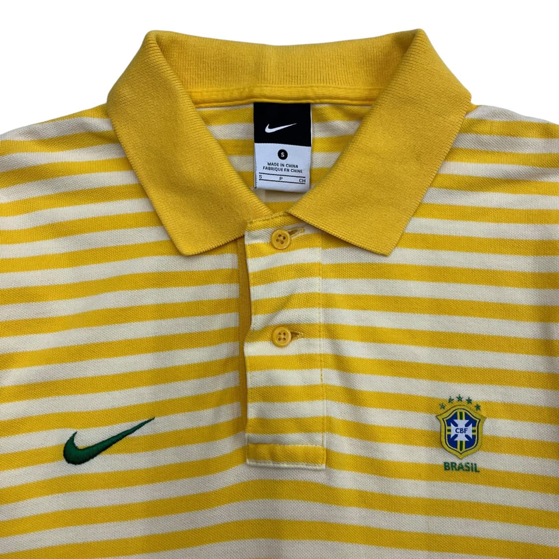 나이키 브라질 옐로우 단가라 pk반팔 S 상품이미지4