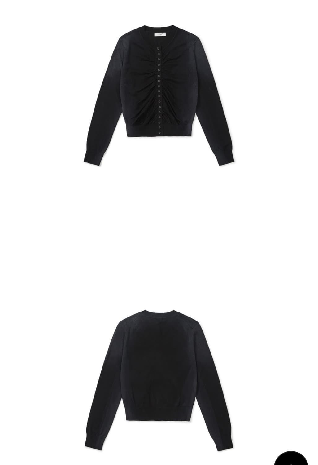 Lcdc 스프레이 워싱 셔링 가디건 M사이즈 상품이미지2