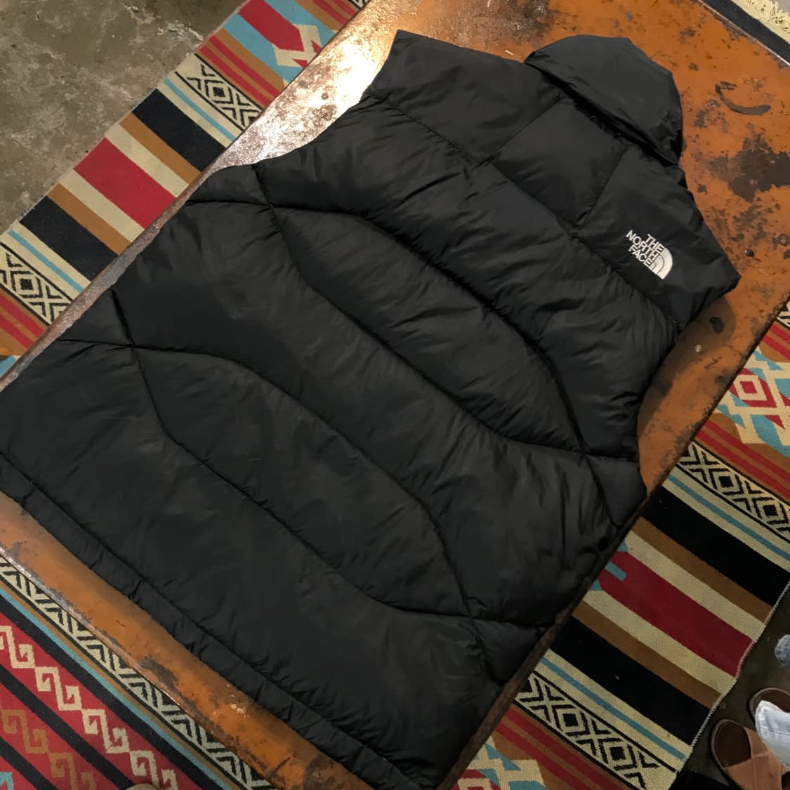 노스페이스 700 블랙 패딩 조끼 베스트 남성 105 사이즈 상품이미지7