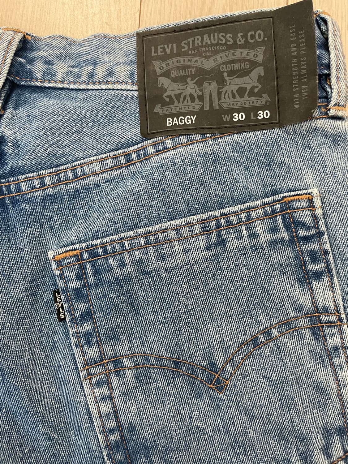 리바이스 스케이트보딩 데님 30x30(루즈핏,567,578,배기진) 상품이미지6