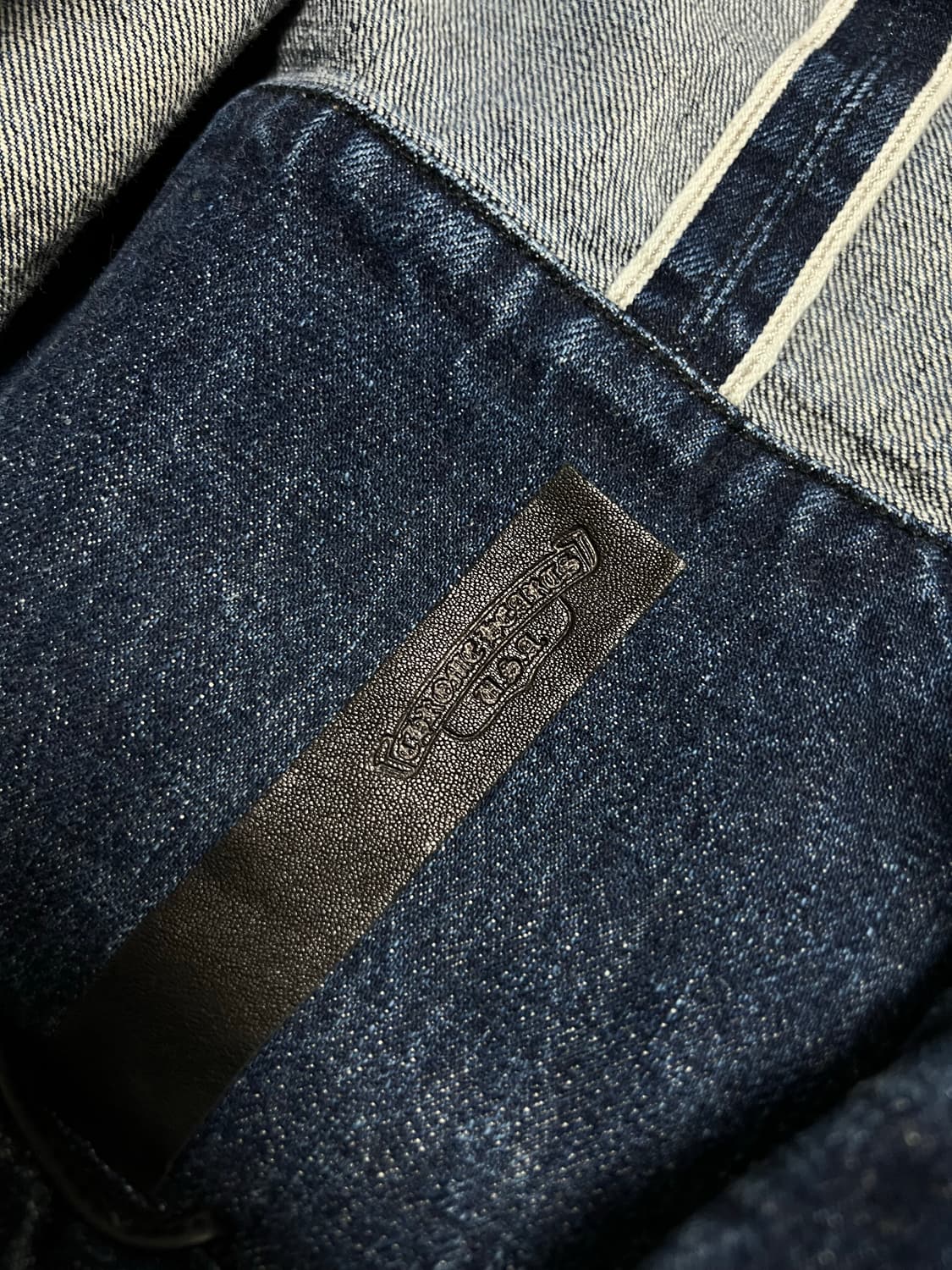 크롬하츠 크로스패치 데님 셔츠 상품이미지5