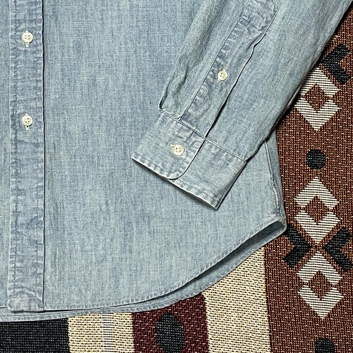 폴로랄프로렌 연청셔츠 빈티지 샴브레이 데님남방 상품이미지3