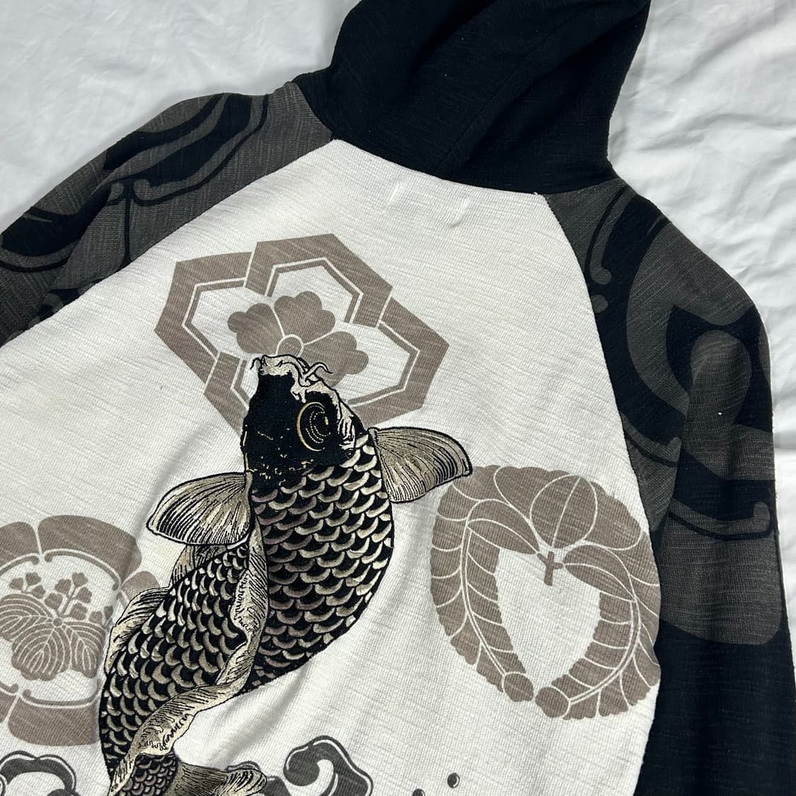 [KARAKURI TAMASHII]  오리엔탈 잉어 후드집업 상품이미지4