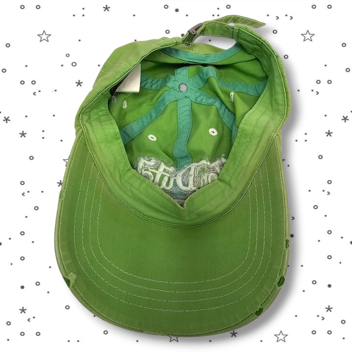  VonDutch 본더치 큐빅 그린 캡 상품이미지6