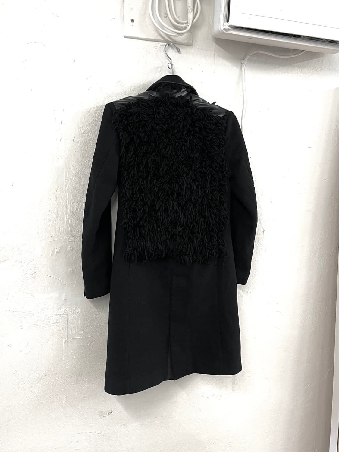 사카이 2013FW 런웨이 퍼울 캐시미어 코트 상품이미지9