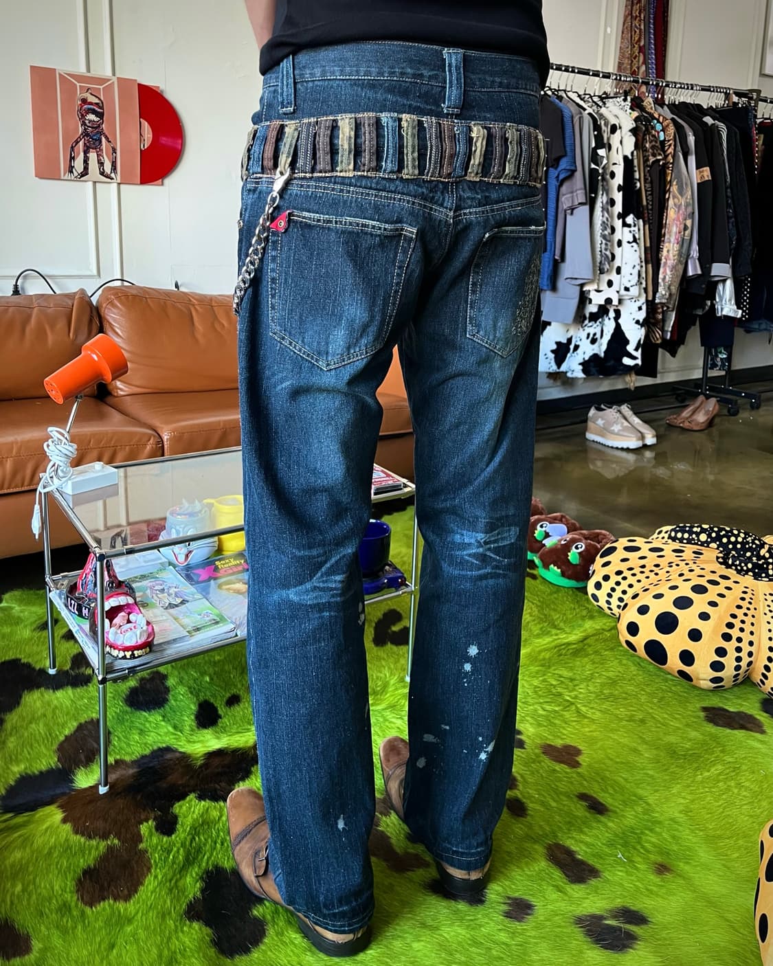 90s GUMU International 2-Waist Denim 상품이미지3