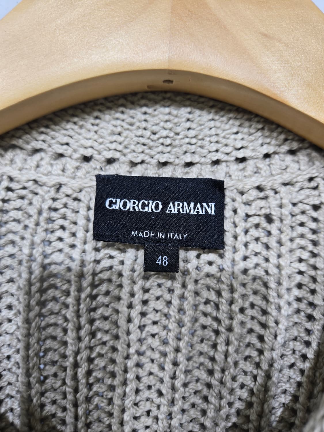 조르지오 아르마니 니트 집업 가디건 상품이미지5