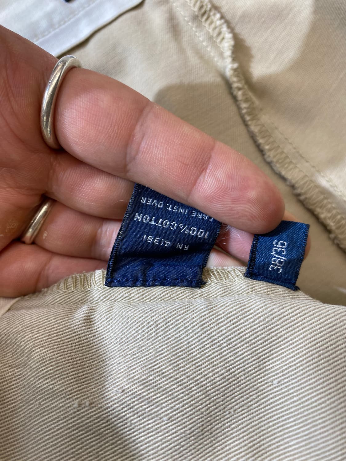 [37-38] 90-00s Polo 폴로 랄프로렌 베이지 앤드류 치노팬츠 상품이미지10