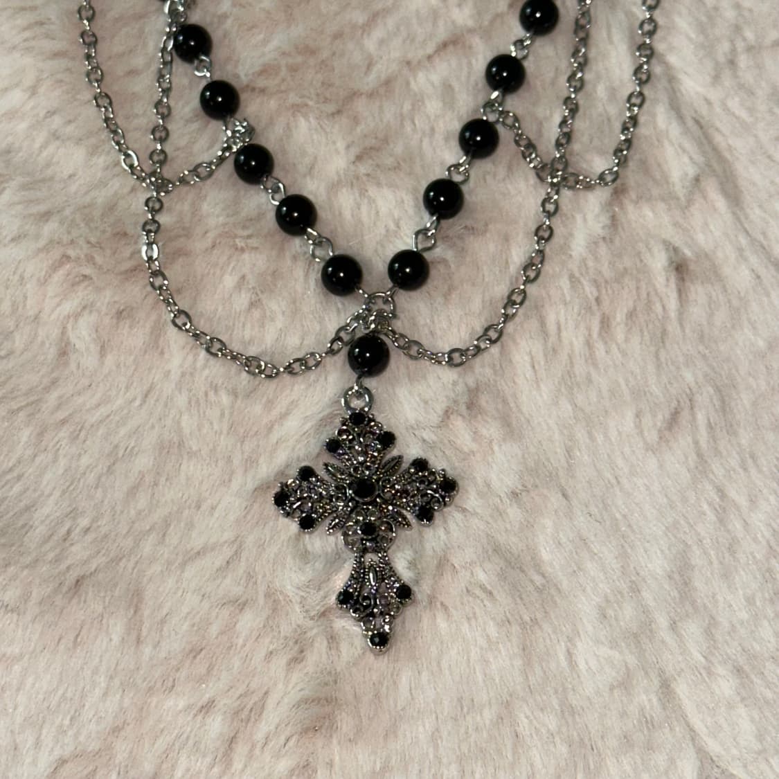 Gothic cross necklace 상품이미지4