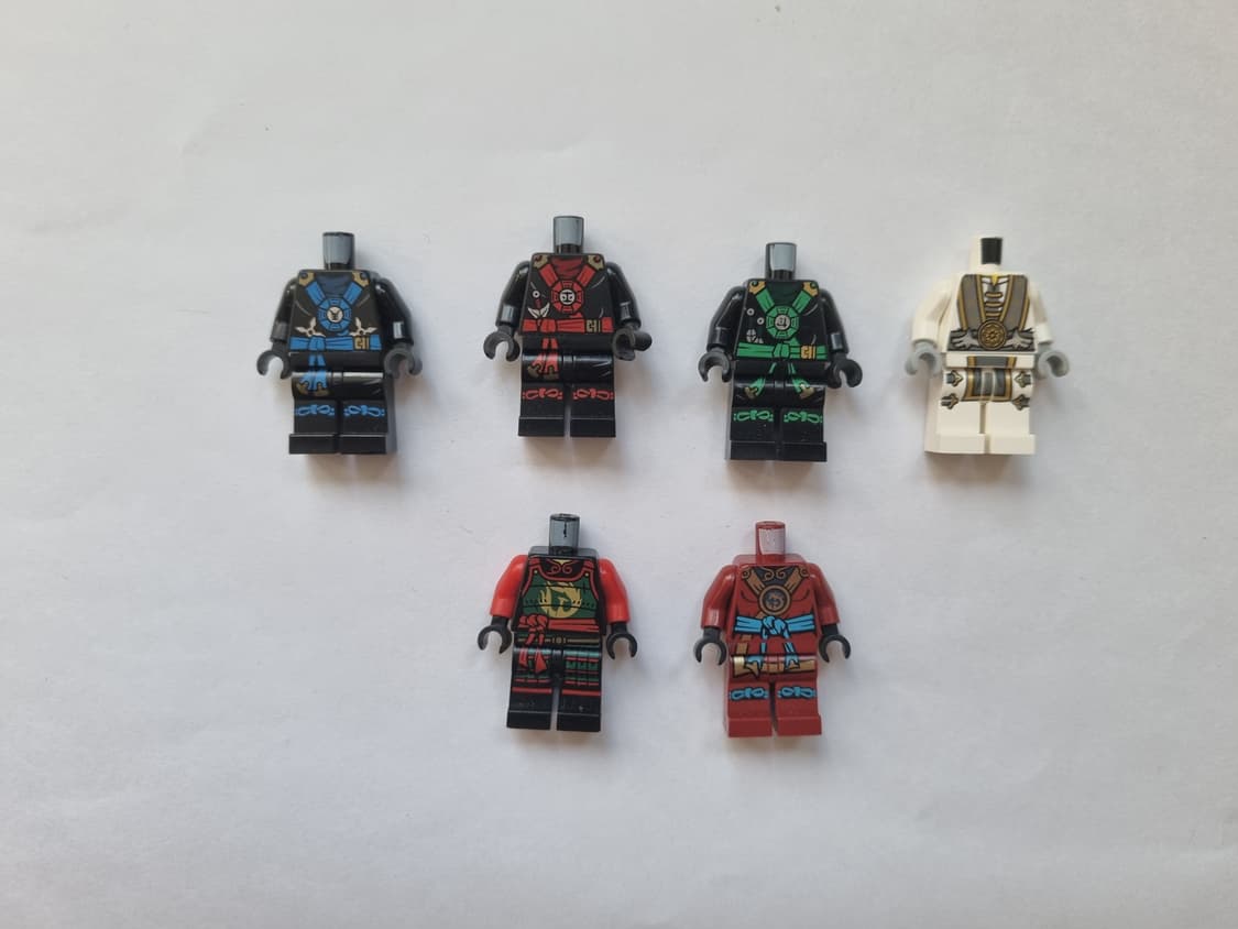 레고 닌자고 제이, 카이, 로이드, 니야, 마스터우 피규어 상품이미지3