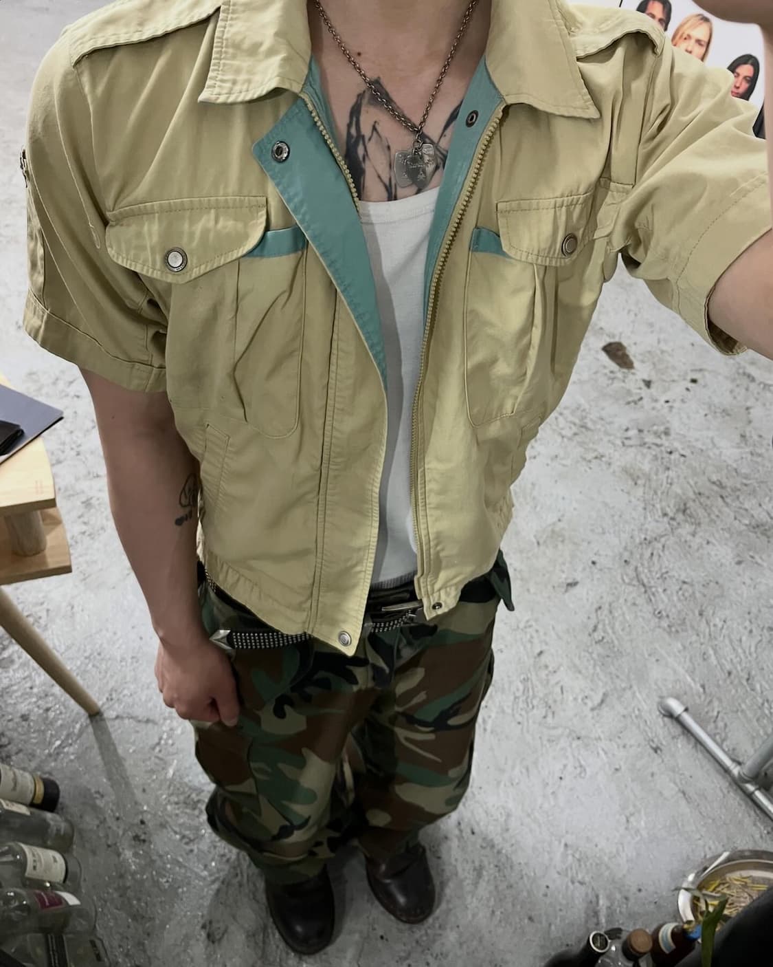 Jichodo half work jacket 상품이미지3