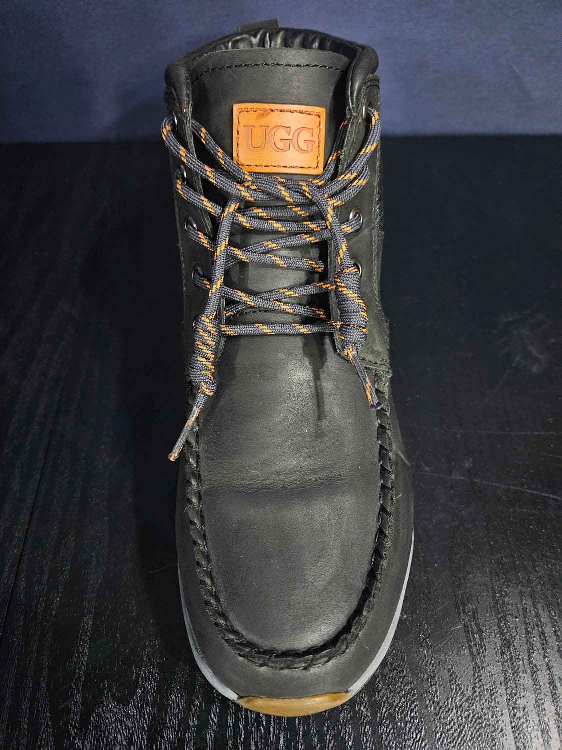 UGG 블랙차콜컬러 남성 260 양모 워커 부츠  상품이미지5