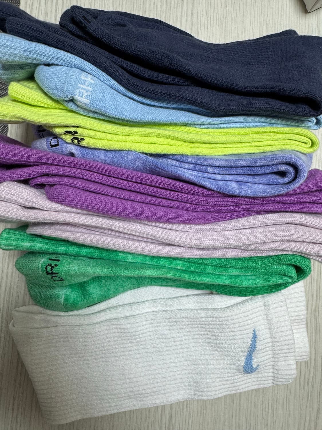 나이키 컬러 장목 양말  상품이미지1