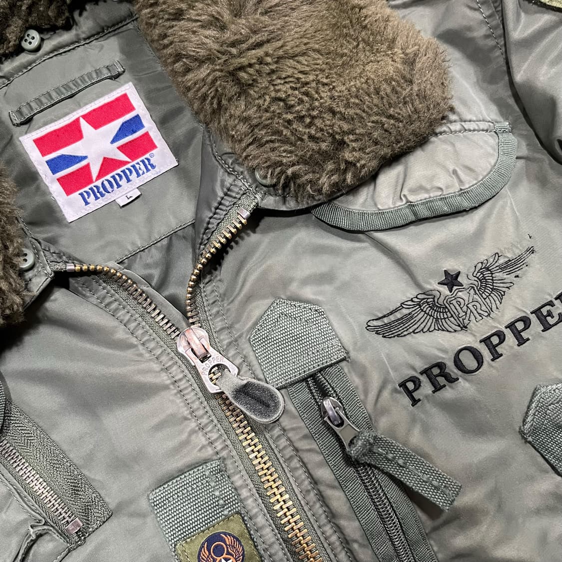 Propper Ma-1 Flight khaki jacket 상품이미지7