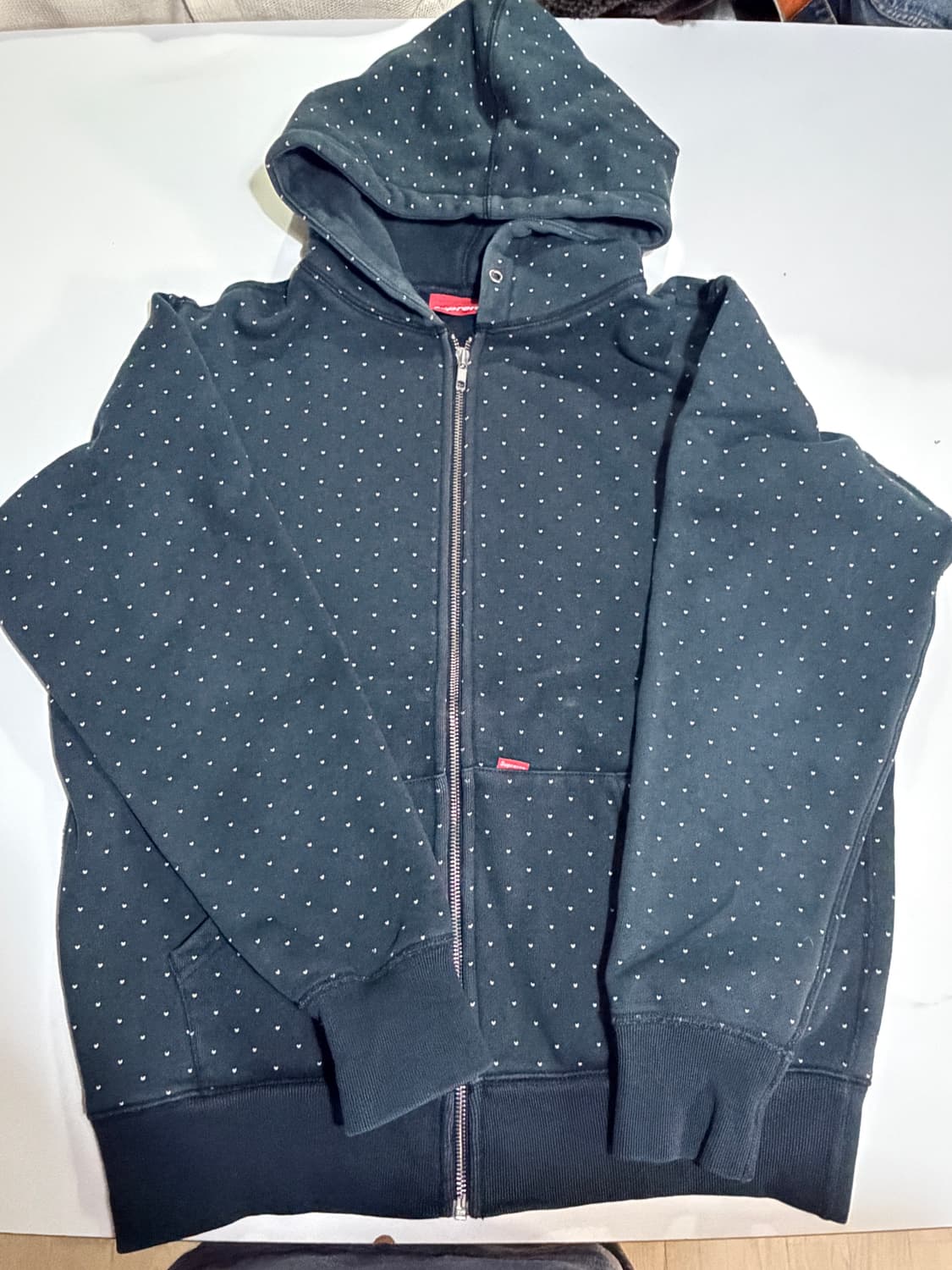 Supreme 슈프림 하트 도트 후드집업 상품이미지2