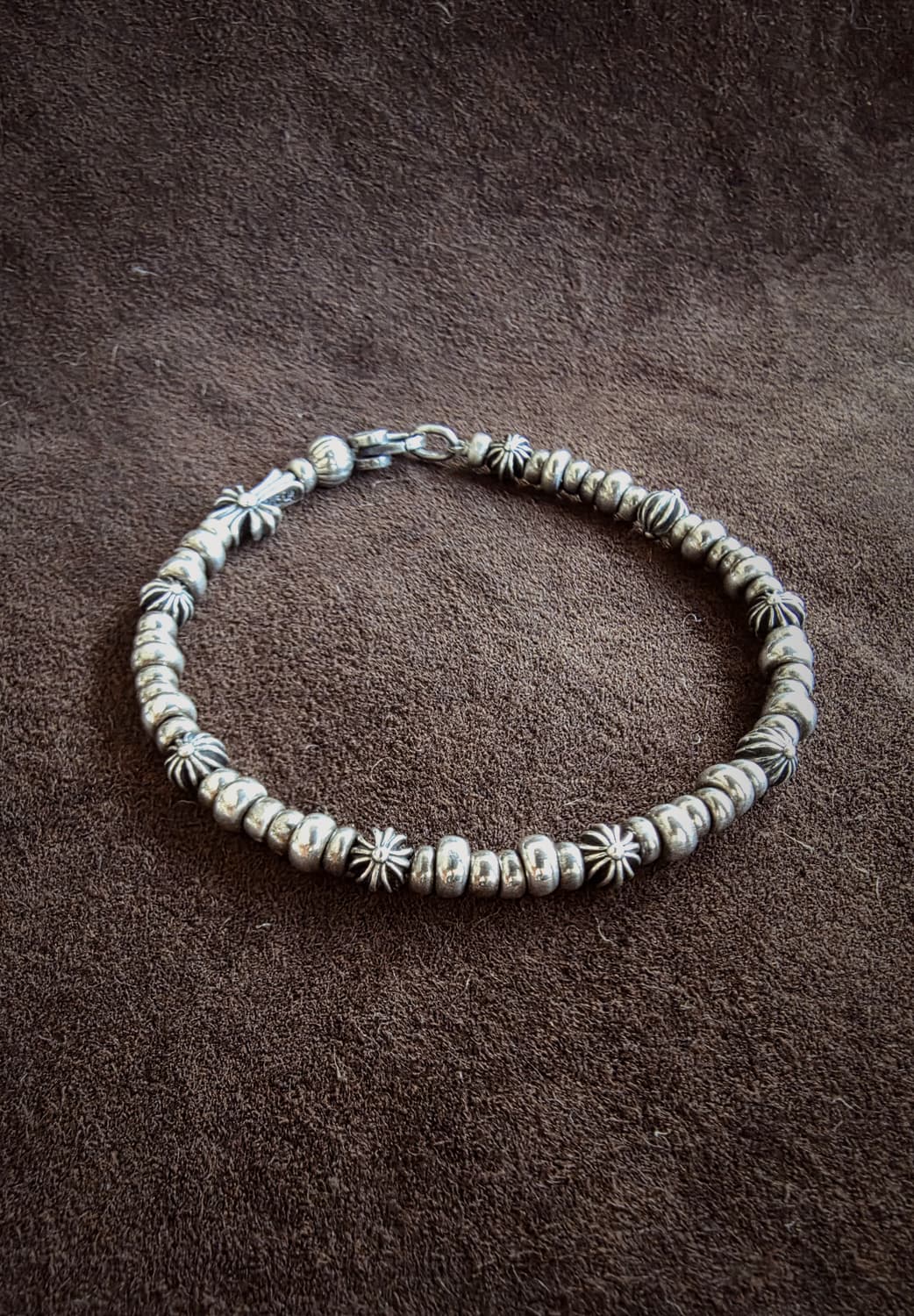 Silver 925 peace & cross bold bracelet 상품이미지9