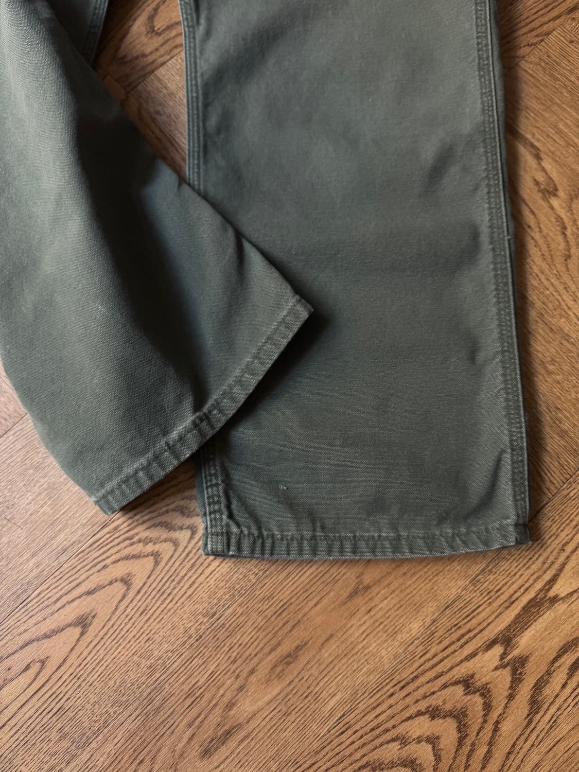 [32]00's 칼하트 B114 올리브그린 캔버스 카고팬츠 상품이미지5