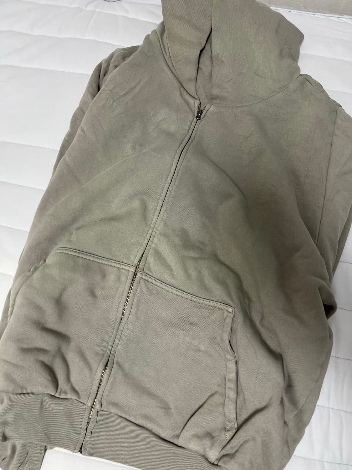 이지갭 후드 집업 라이트그레이 상품이미지3