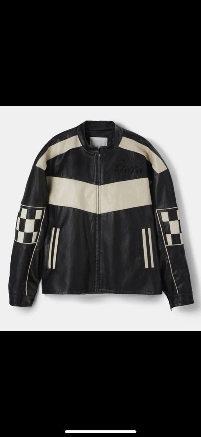 s/e/o  Faux leather racing jacket 상품이미지4