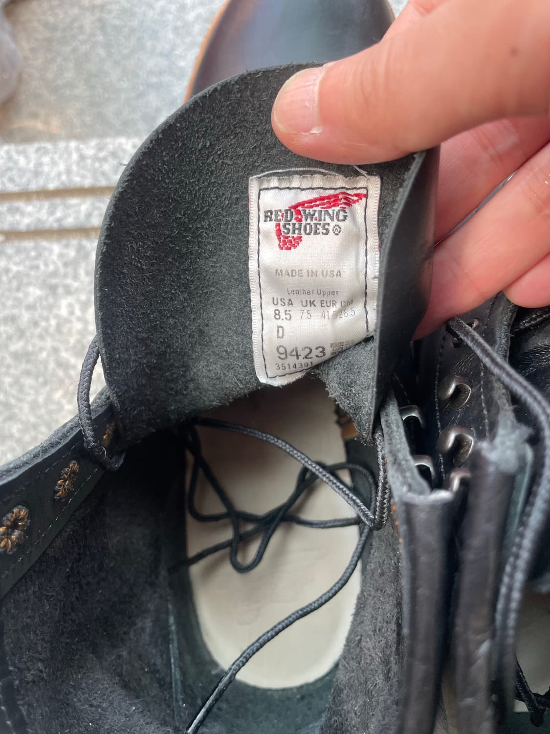 레드윙 벡맨 9423 8.5d 상품이미지2