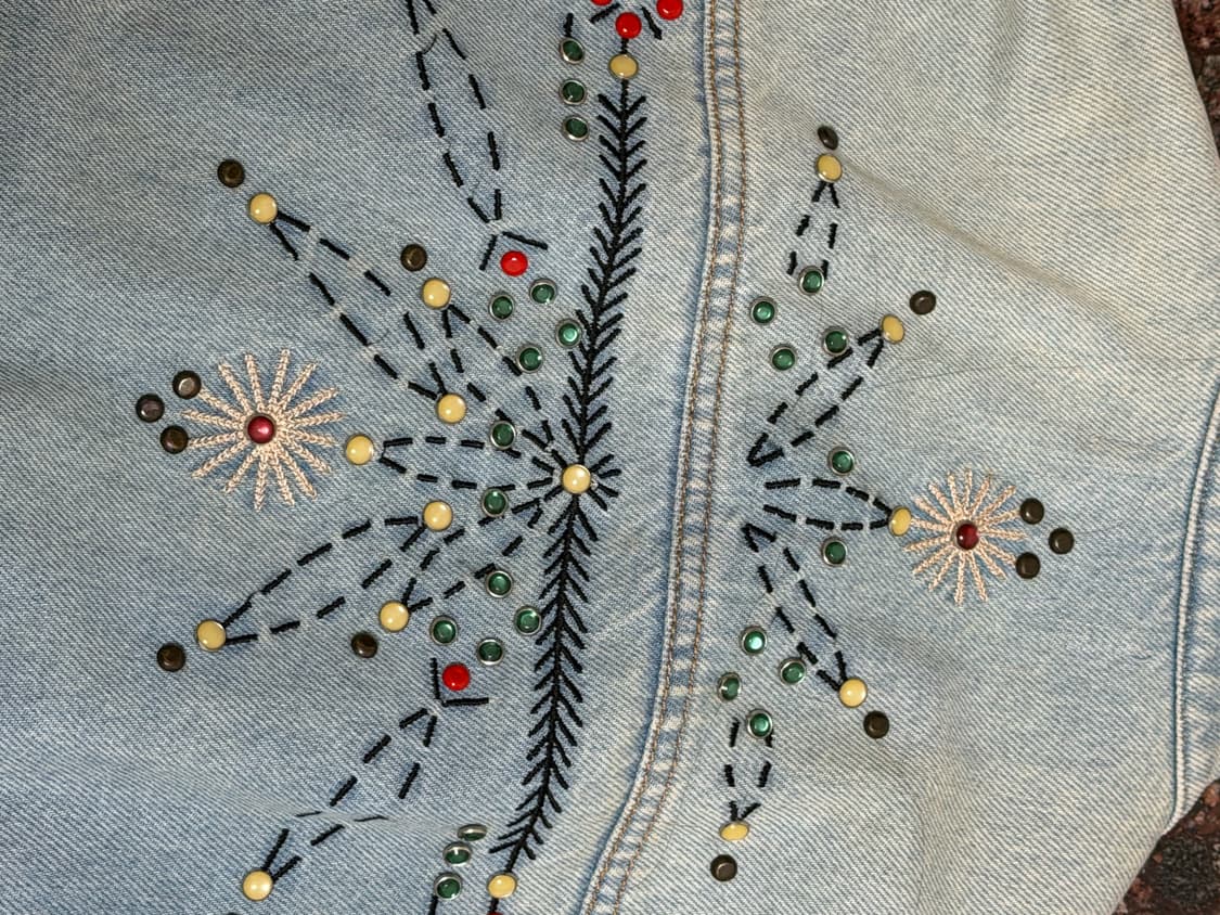 이자벨마랑 자수 데님 자켓 상품이미지4