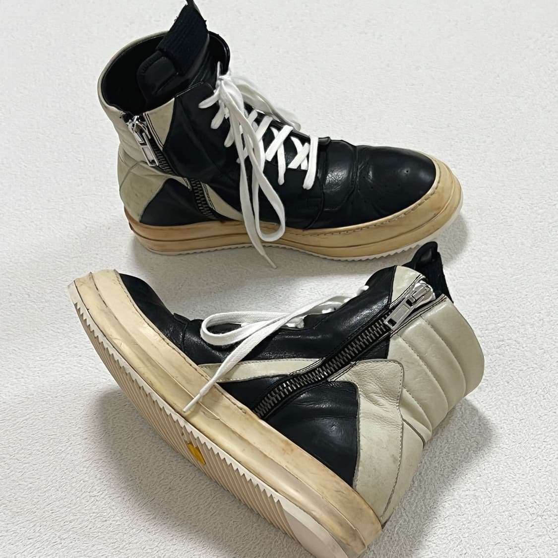 릭오웬스 11SS 혀짧 지오바스켓 모노크롬 LFE 상품이미지4