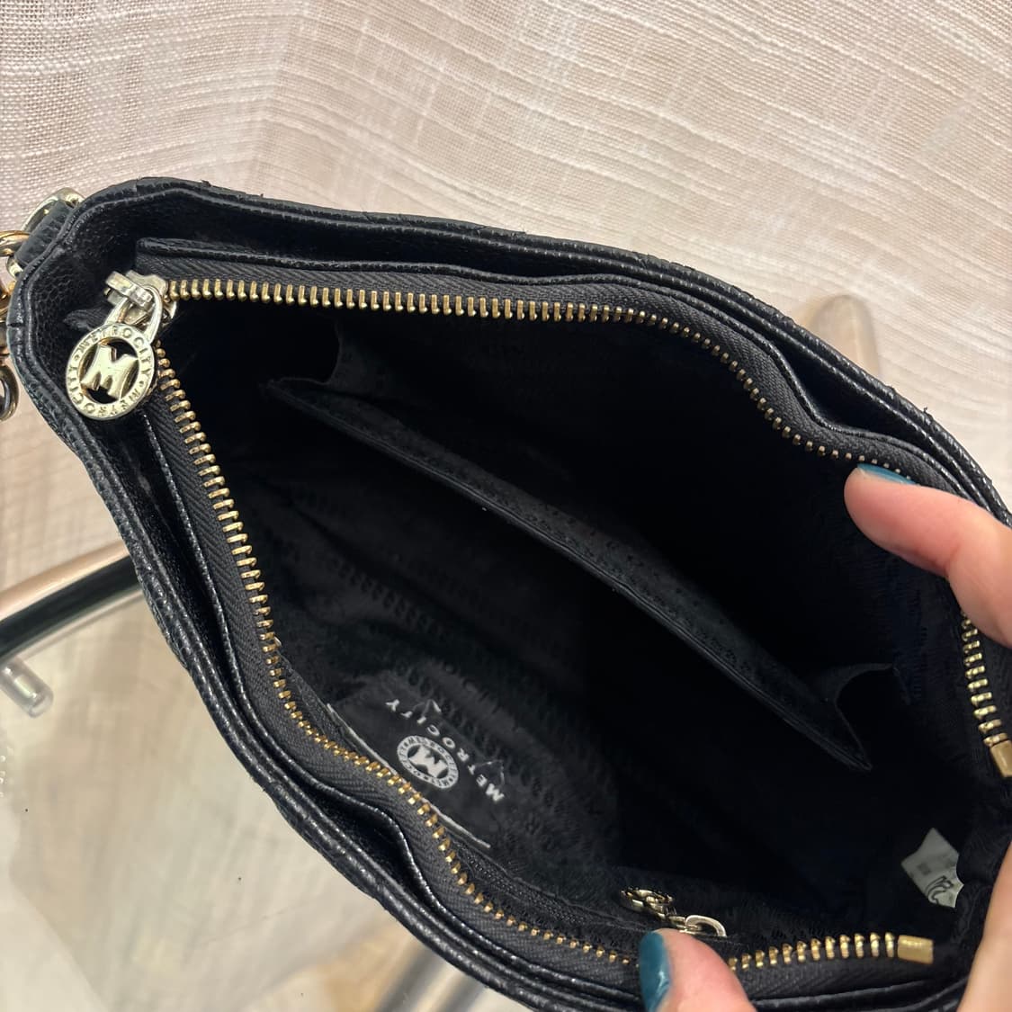 정품 메트로시티 퀄팅 크로스백     상품이미지8