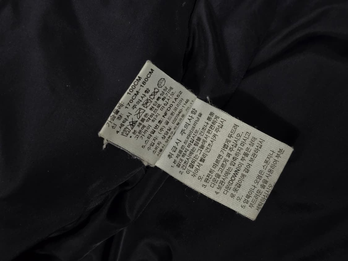 노스페이스 700 블랙 눕시패딩 조끼 100size 상품이미지8