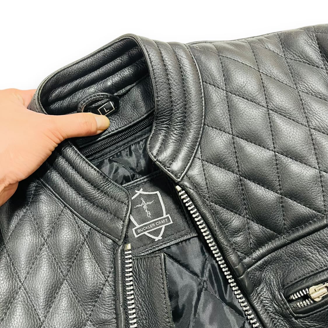 BUCKLER CRAFT Real Leath Biker Jacket 상품이미지8