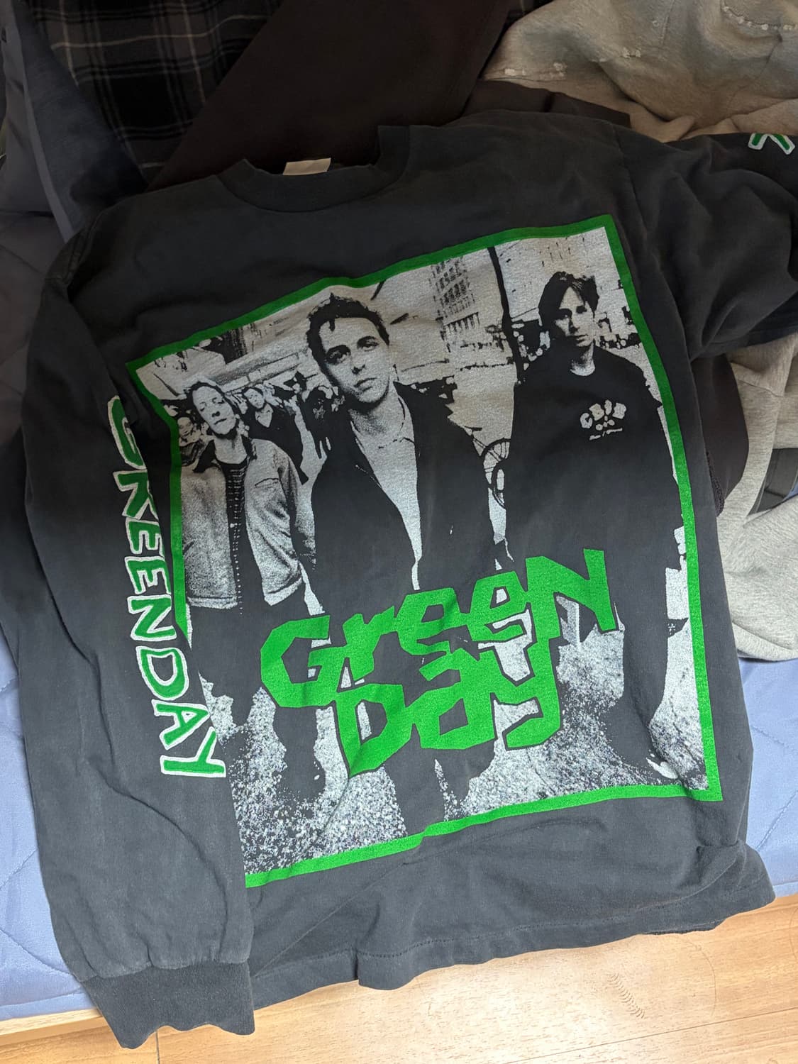 90‘s 그린데이 dookie 빈티지 밴드티 롱슬리브 상품이미지2